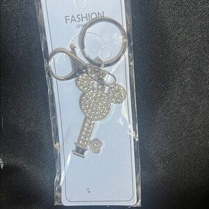 Fashion Jewelry Silver Sparkle Key Holder